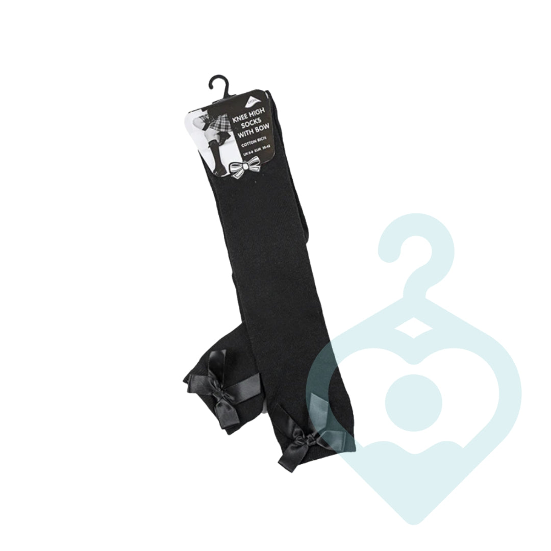 Bow Knee High Socks