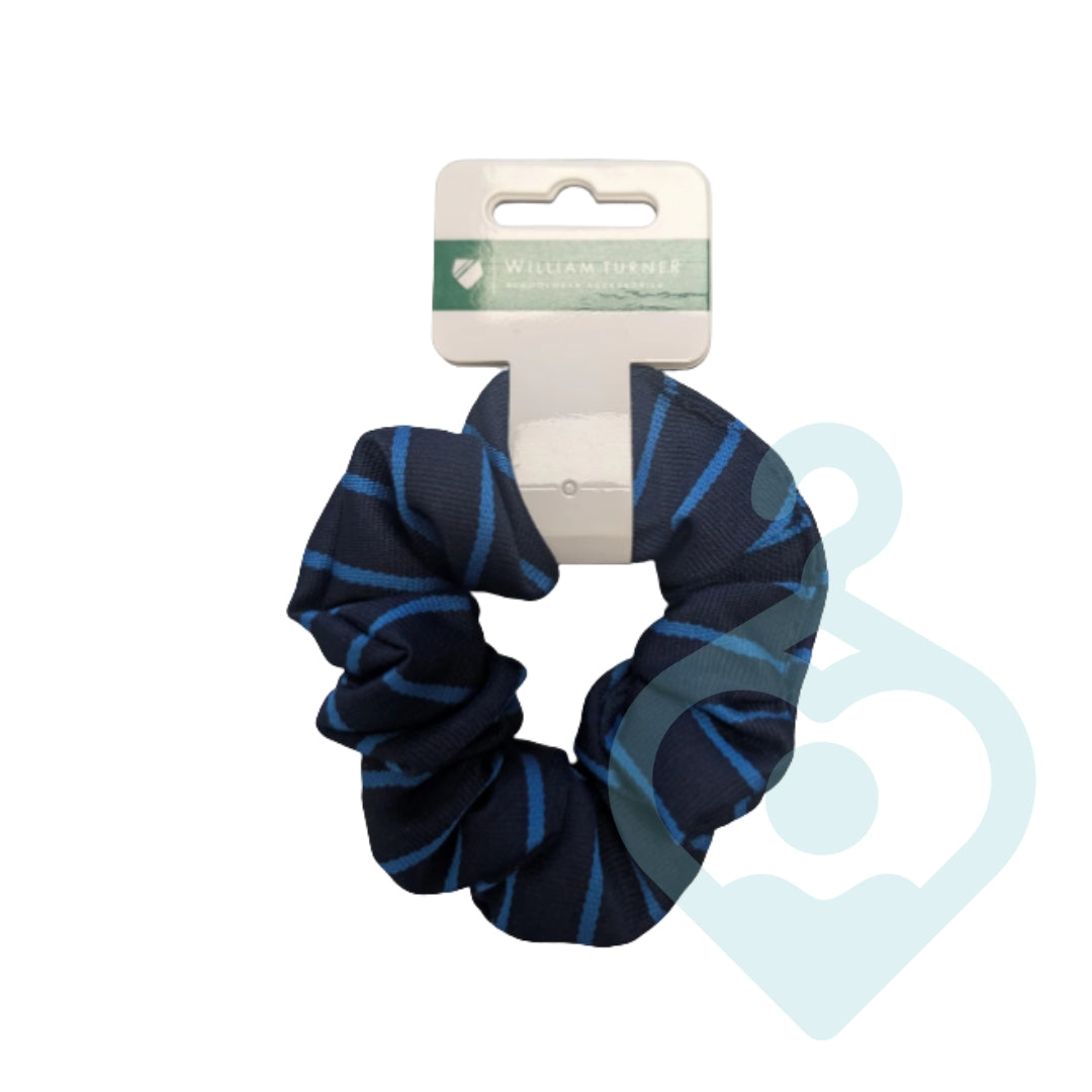 Navy and Blue Scrunchie
