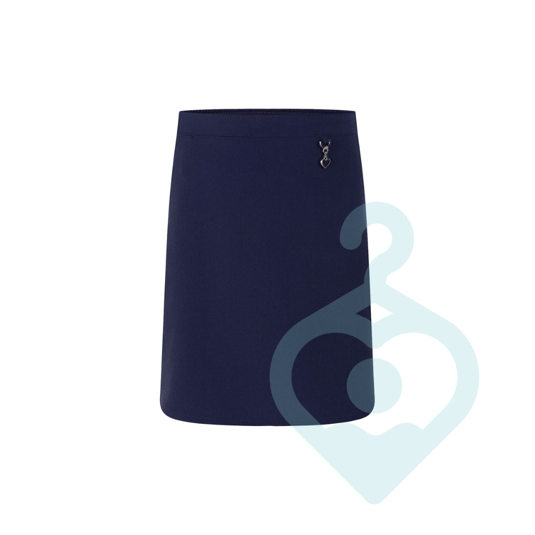 Navy Primary Stretch Straight Skirt
