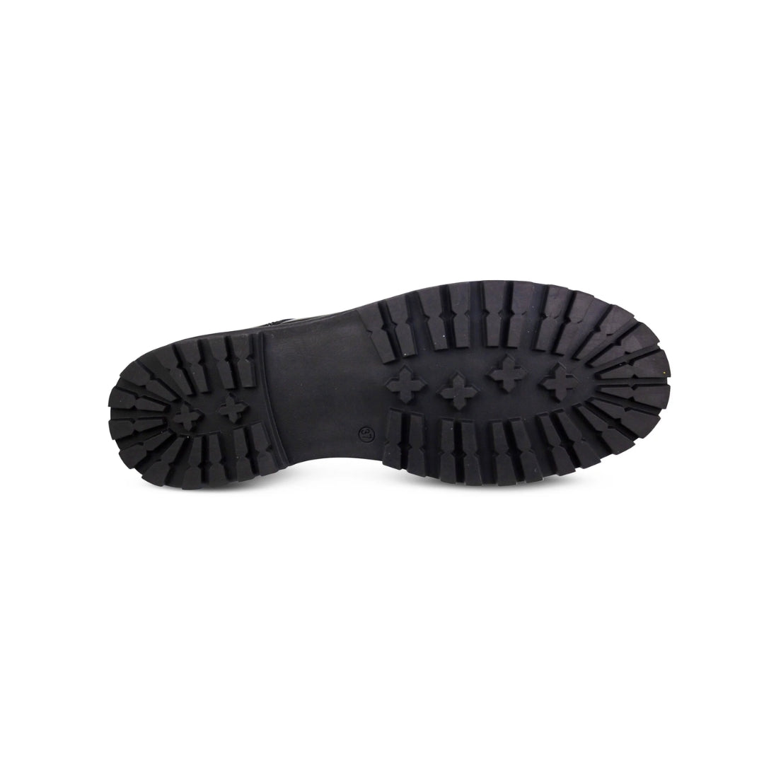 Bailey Black Patent Lace Up School Shoes