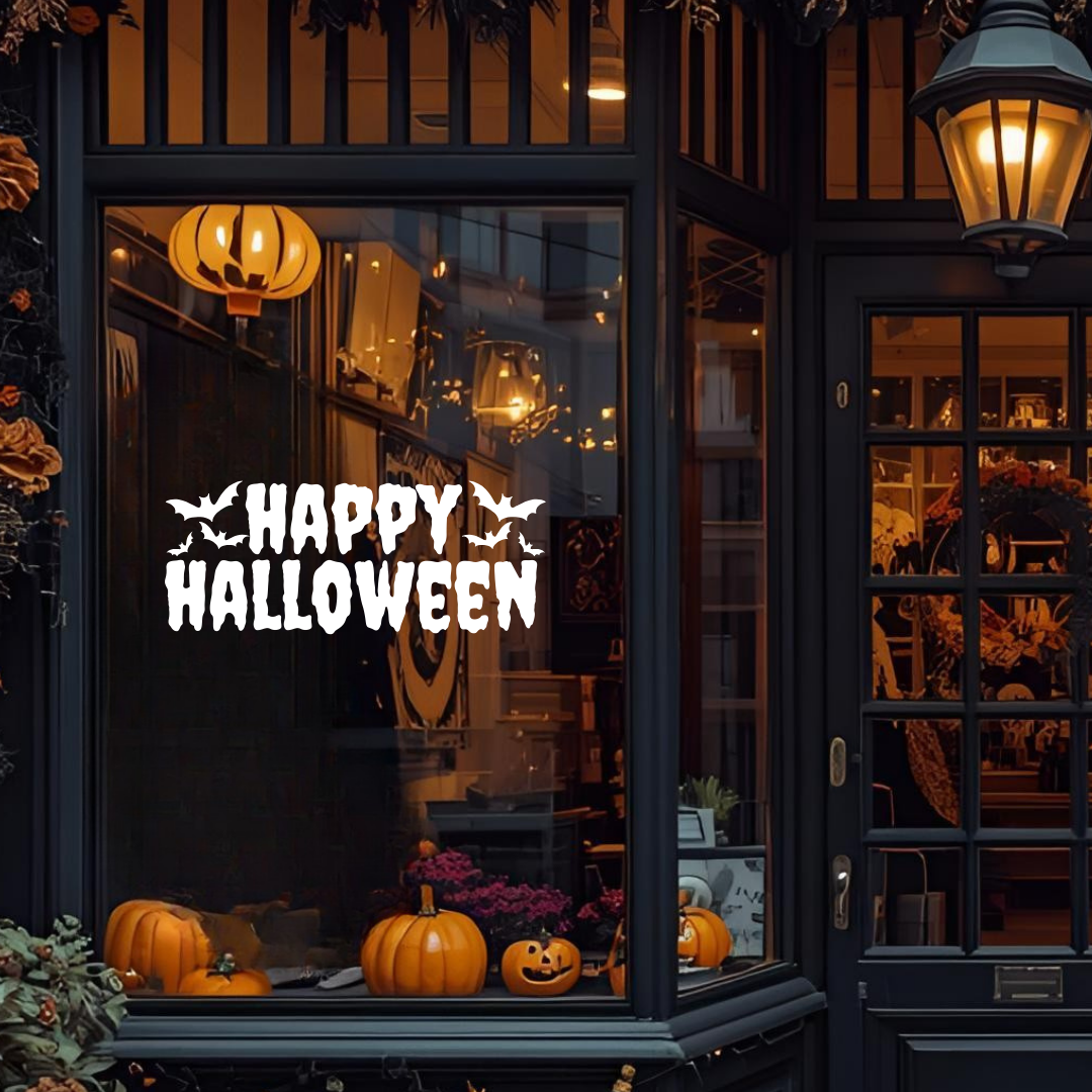 Happy Halloween Window Vinyl