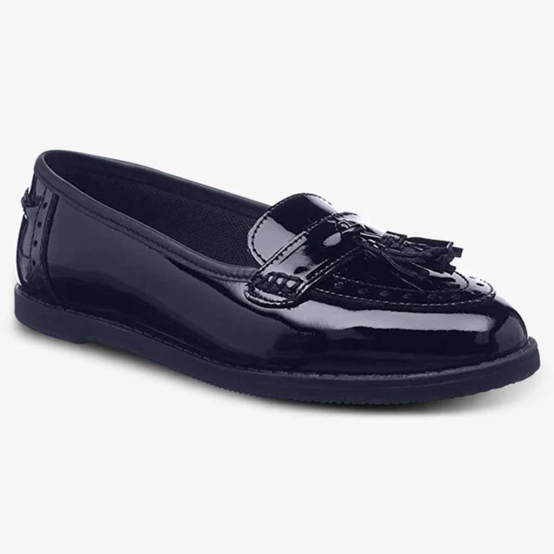 Harley Black Patent Leather Trend Loafer