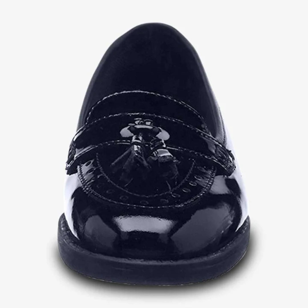 Harley Black Patent Leather Trend Loafer