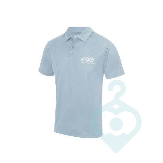Roocroft Pony Club Adults Sky Blue Polo
