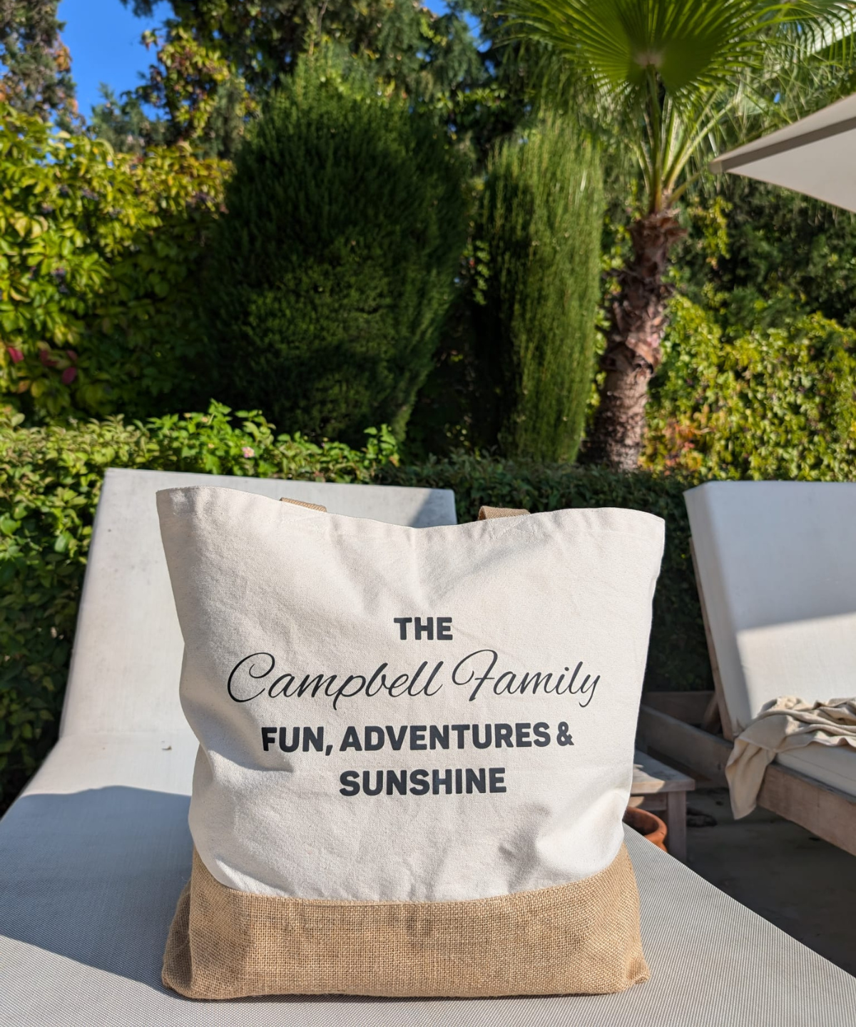 Personalised Jute Tote Bag