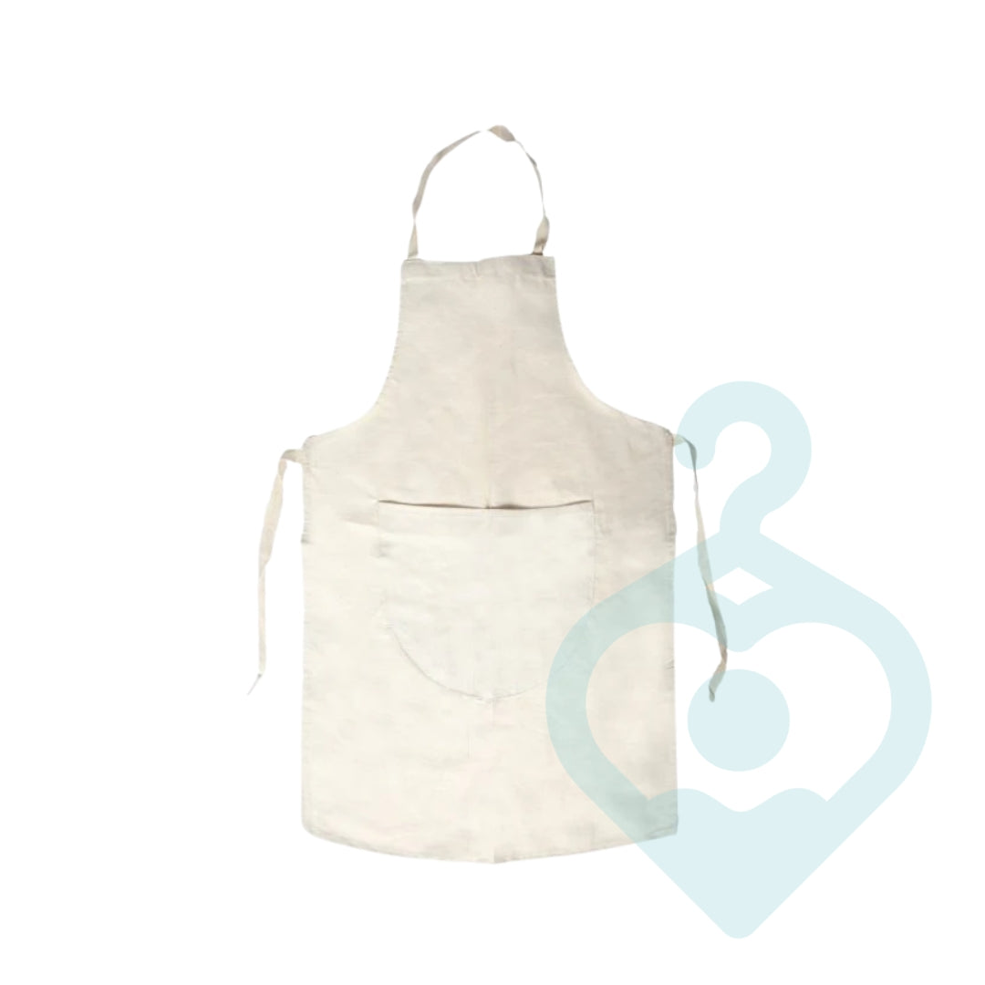 White Cookery Apron