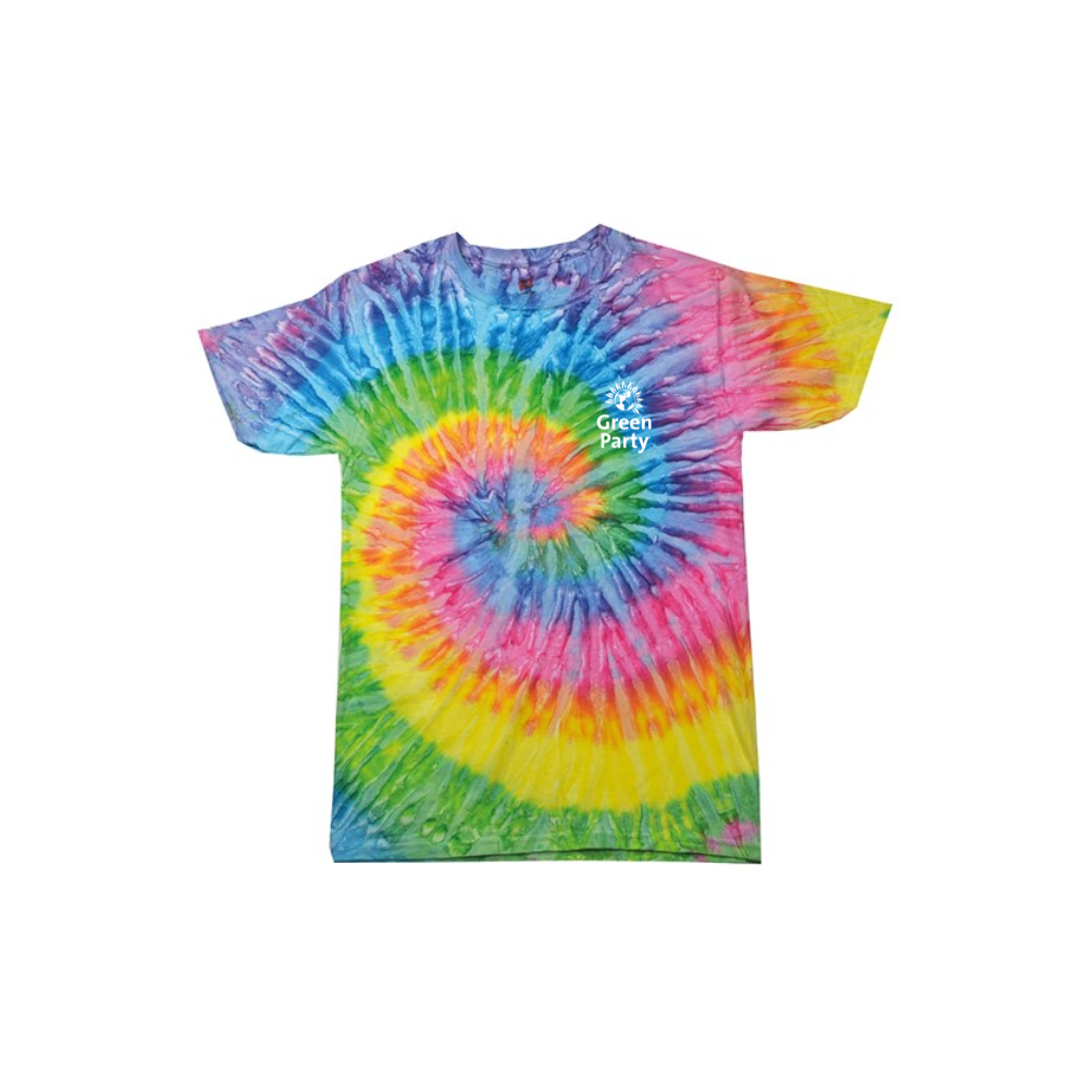 Green Party Tie-Dye T-Shirt