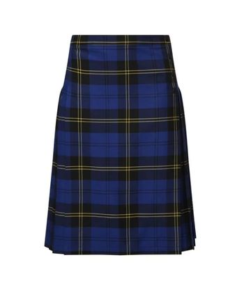 Royal Blue Kelso Tartan Skirt