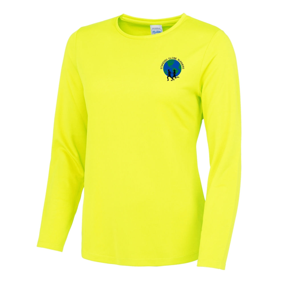 Standish Globe Runners Female Long Sleeved T-Shirt