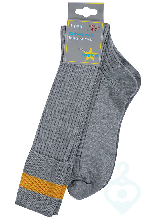 Green Meadows Grey Socks