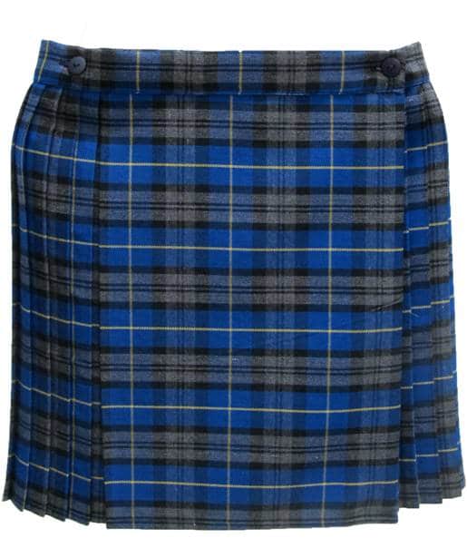 Primary Royal Blue Tartan Kilt