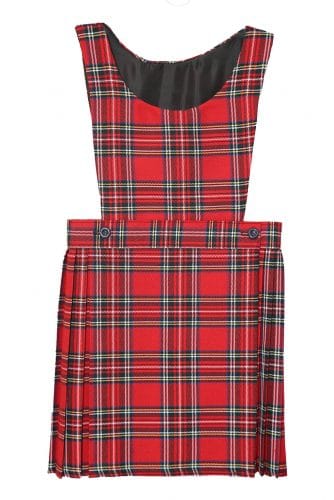 Red Tartan Pinafore