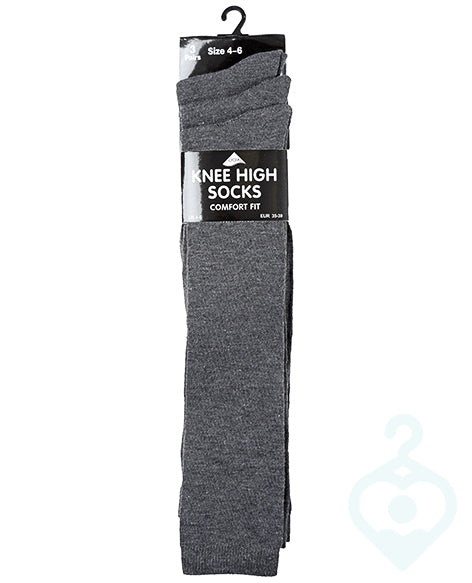 3PCK Knee High Socks