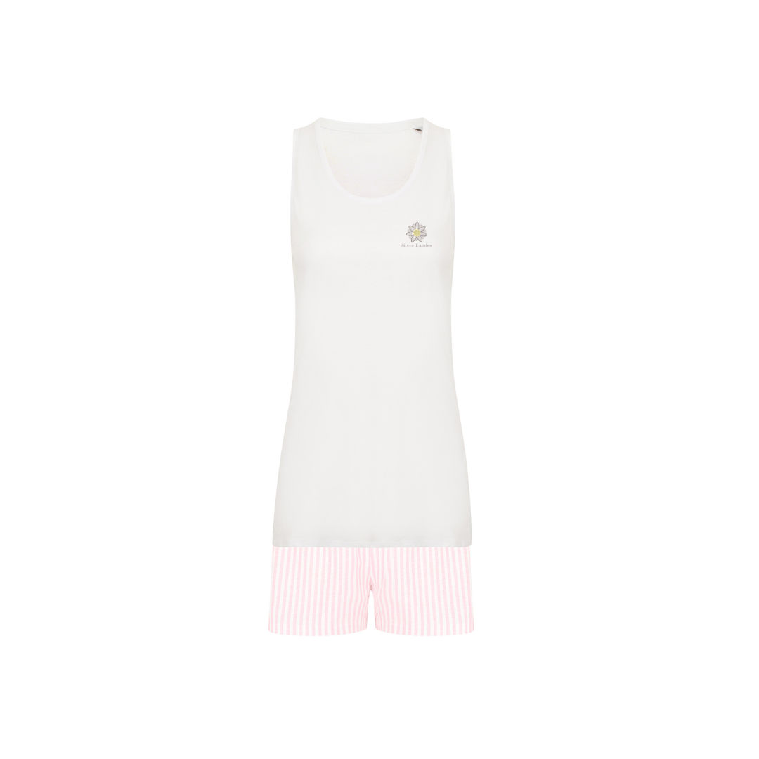 Lazy Daisy Striped Pyjamas Shorts Set