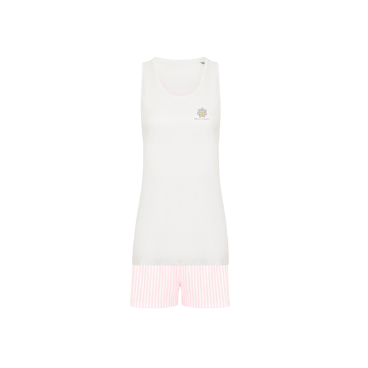 Lazy Daisy Striped Pyjamas Shorts Set