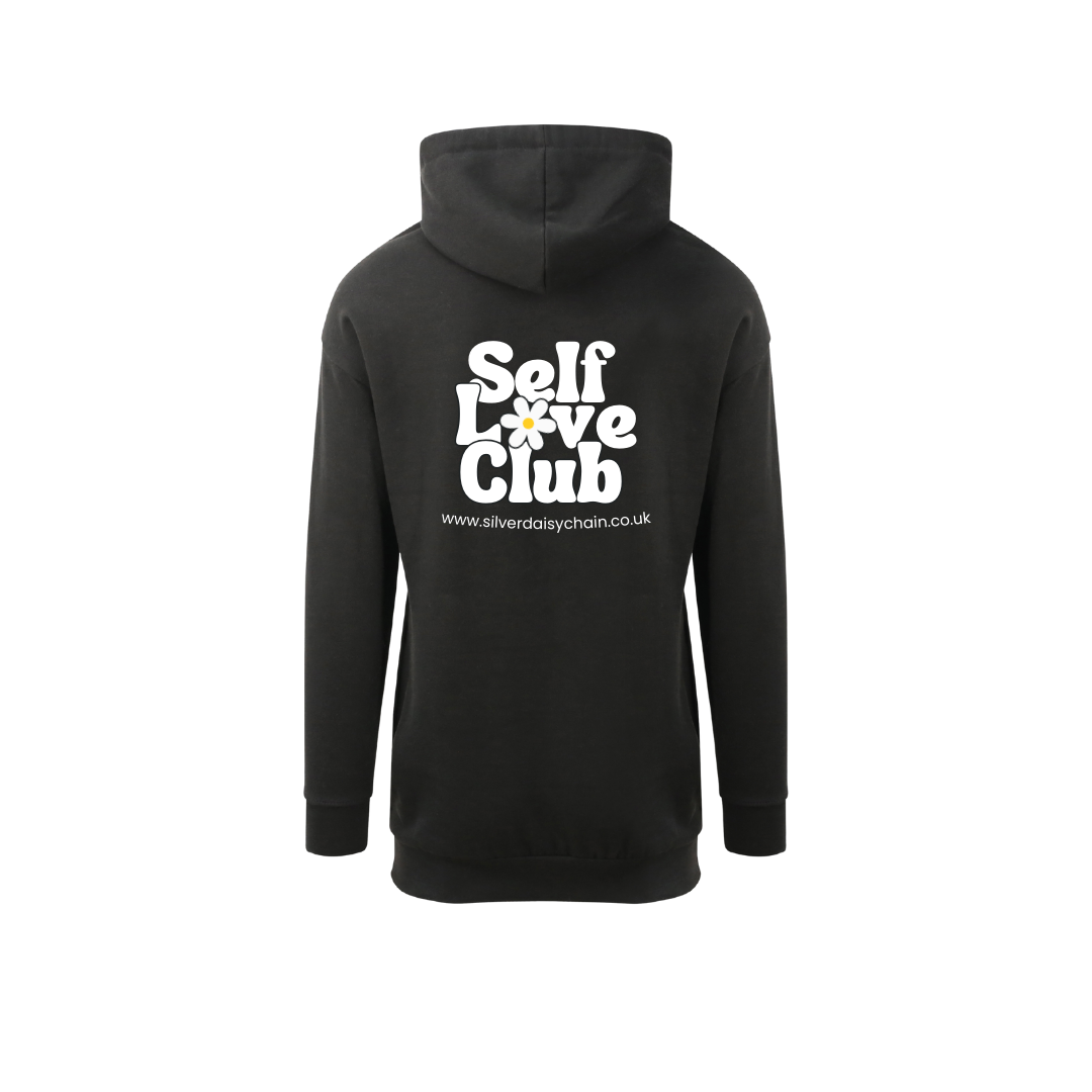 Hooded Self Love Club Sweat dress
