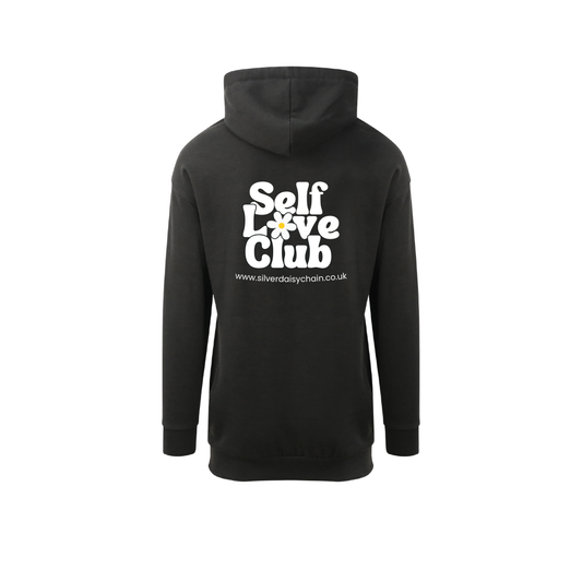Hooded Self Love Club Sweat dress