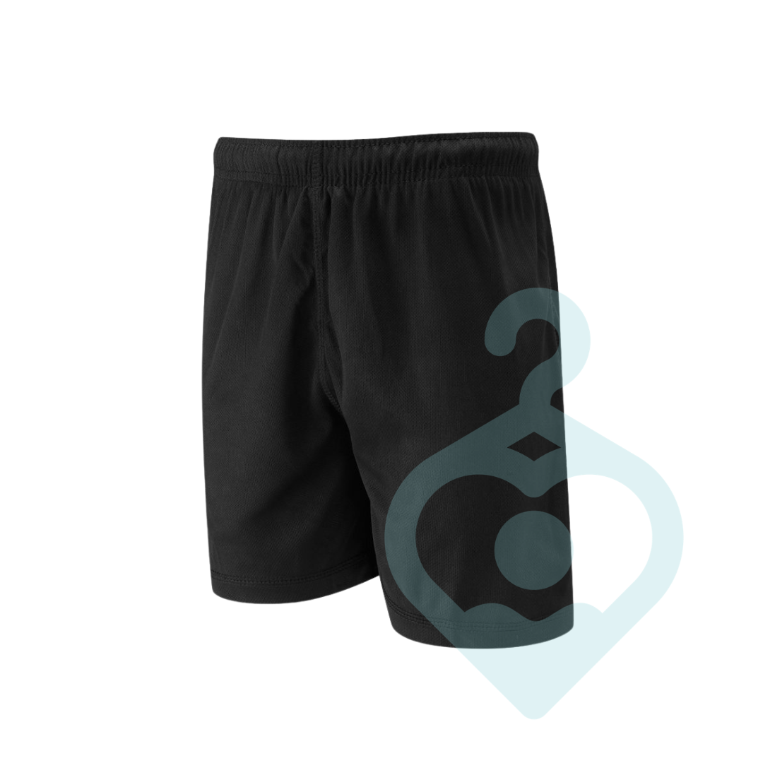 Black Mesh Primary PE Shorts