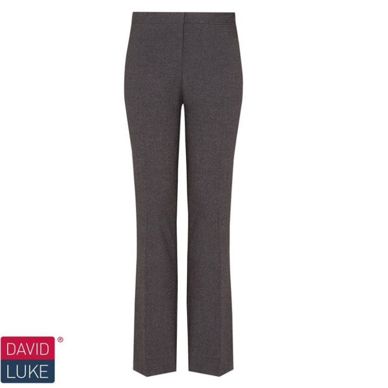 Grey Junior Slim Fit Trousers Female Fit