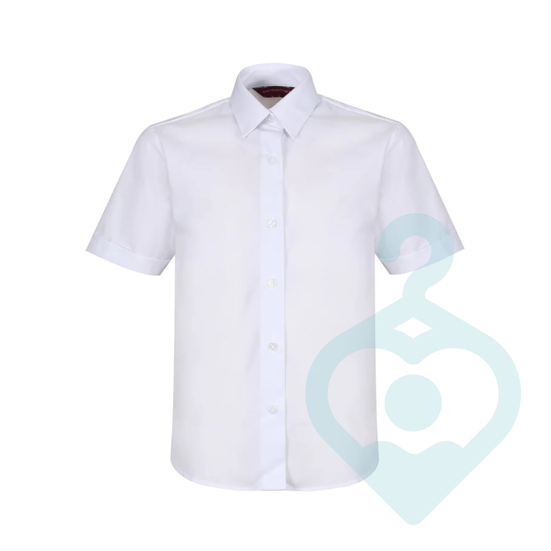 Blouse Non-Iron - White Twin Pack