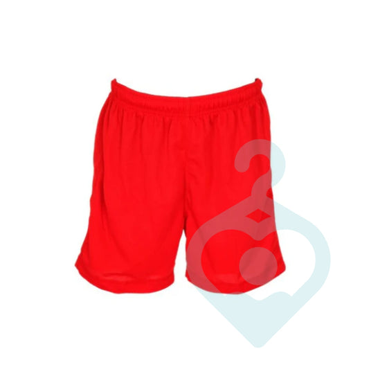 Red Mesh Primary PE Shorts