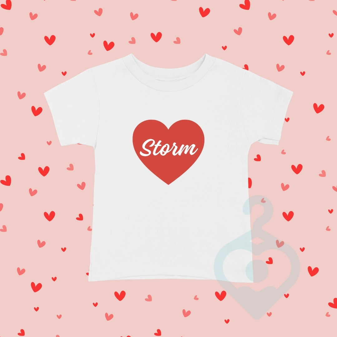 Personalised Valentines Day T-Shirt