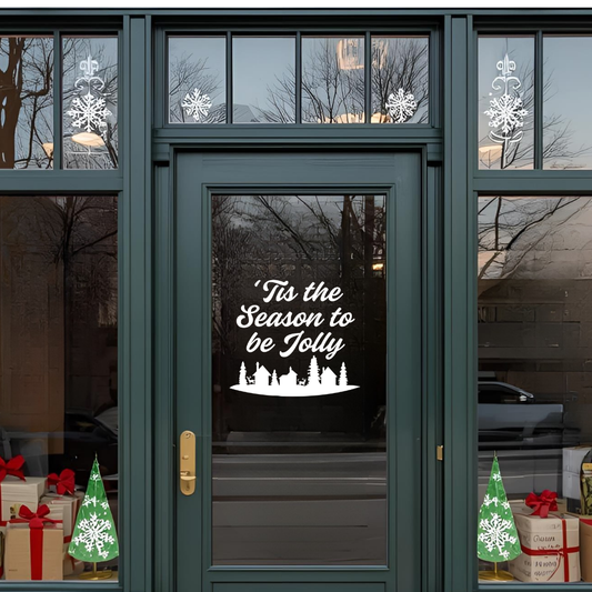 'Tis the Season Window Vinyl