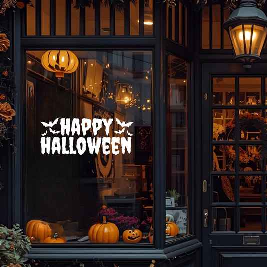 Happy Halloween Window Vinyl