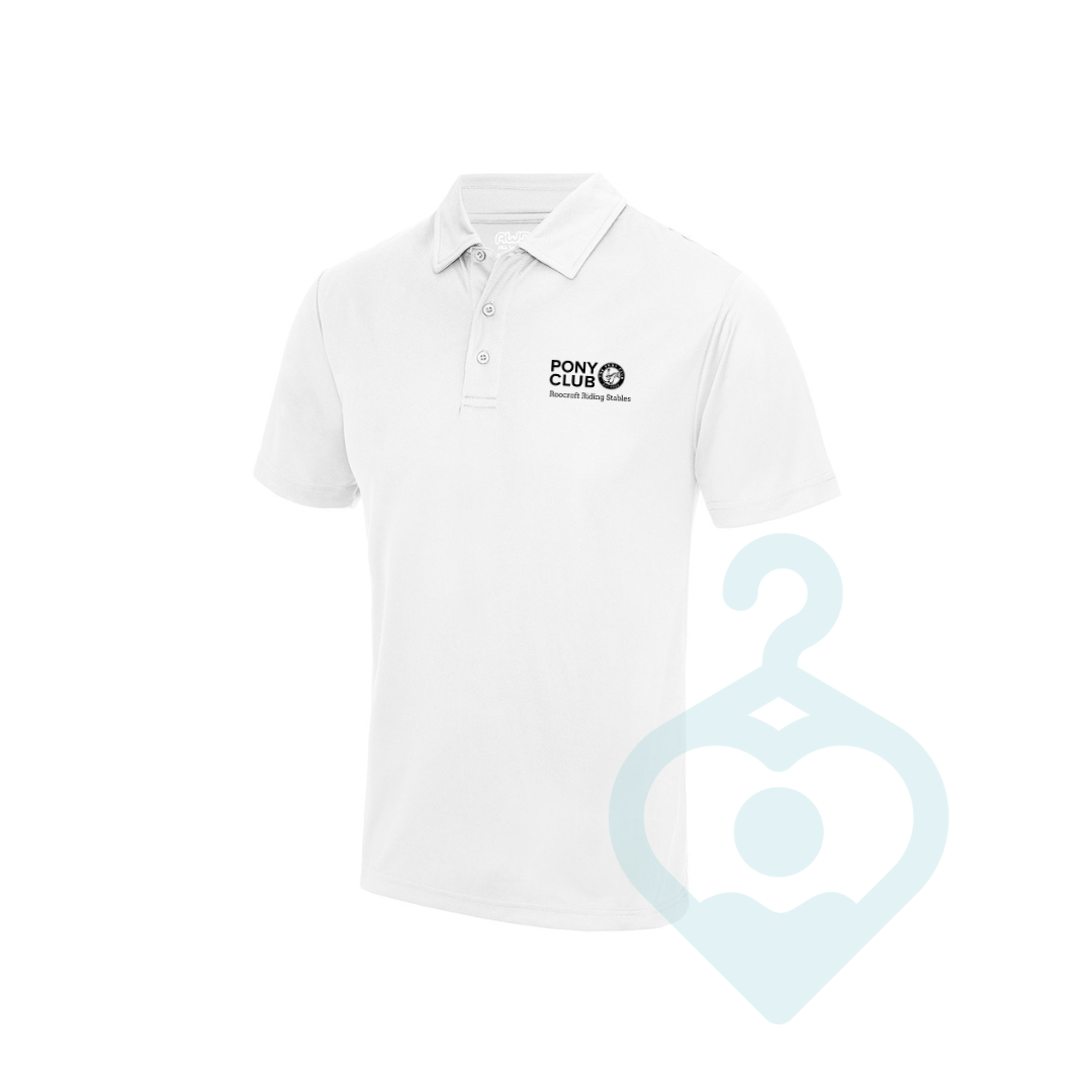 Roocroft Pony Club Kids White Polo