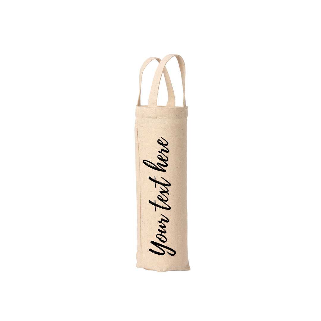 Personalised Bottle Bag