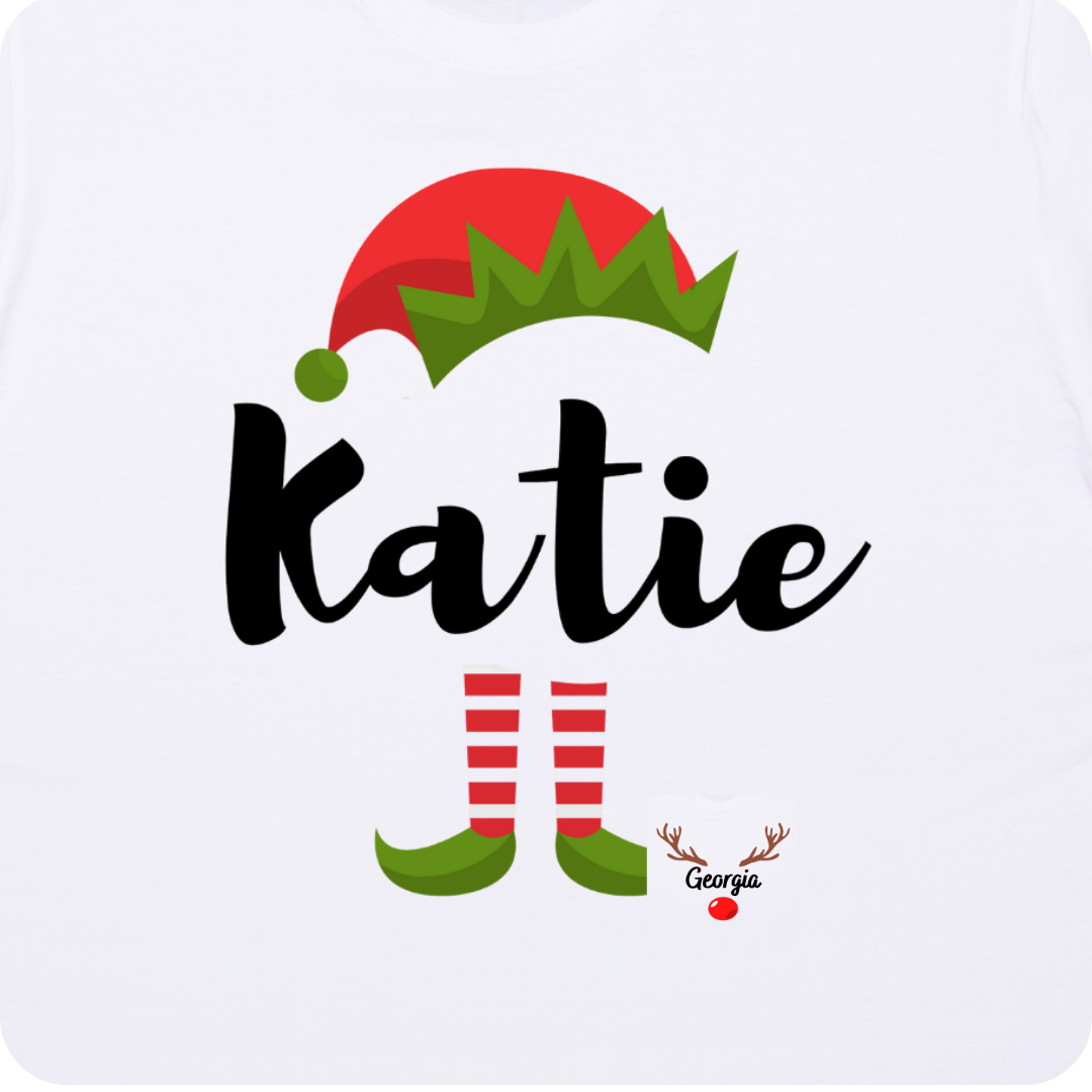 Personalised Christmas Stripey Pyjamas