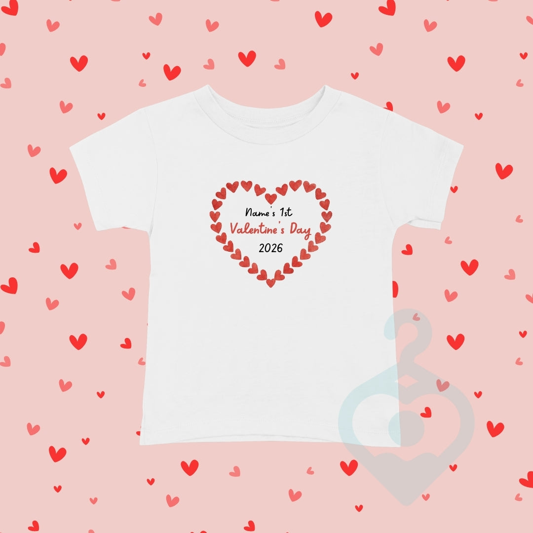 Personalised Valentines Day T-Shirt