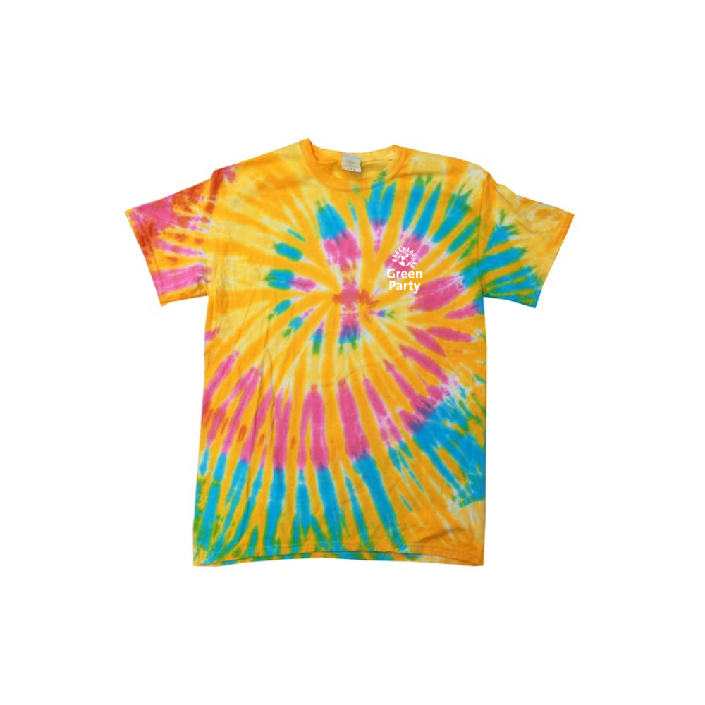 Green Party Tie-Dye T-Shirt