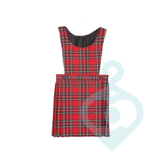 Red Tartan Pinafore