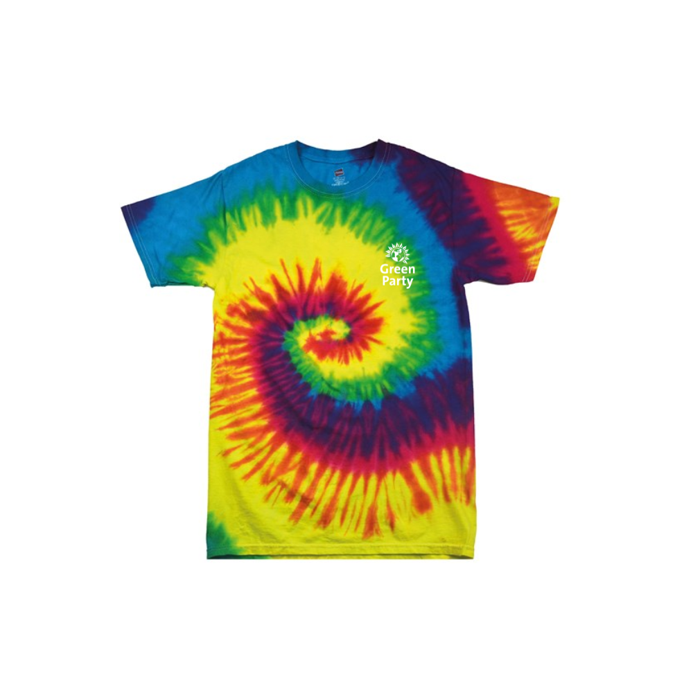 Green Party Tie-Dye T-Shirt