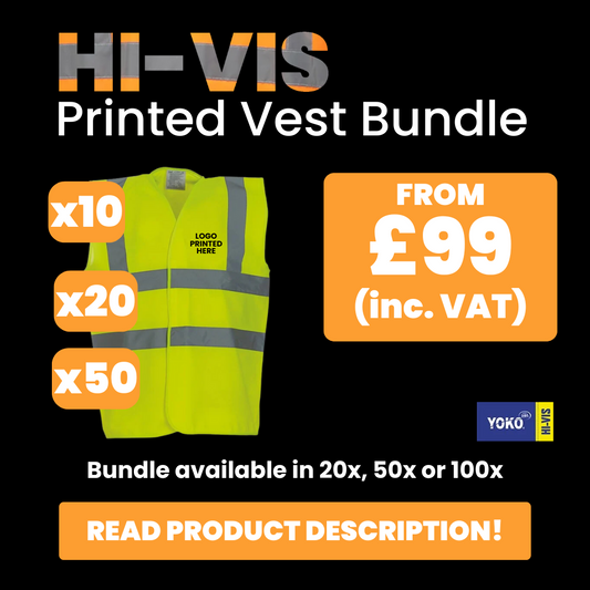 Printed Hi-Vis Vest Bundle