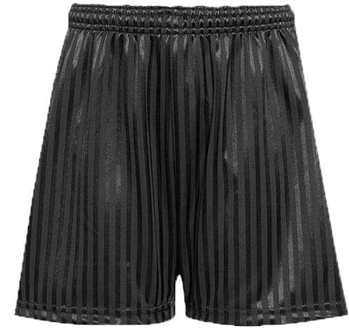 PE Shadow Stripe Shorts Black