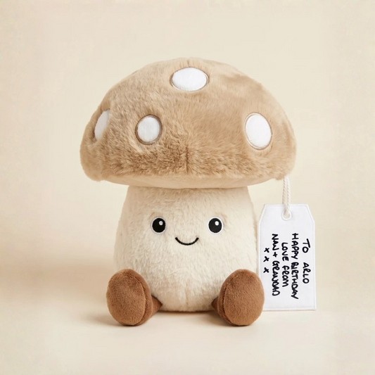 Mouch The Mushroom - Personalised Tag Tales Teddy