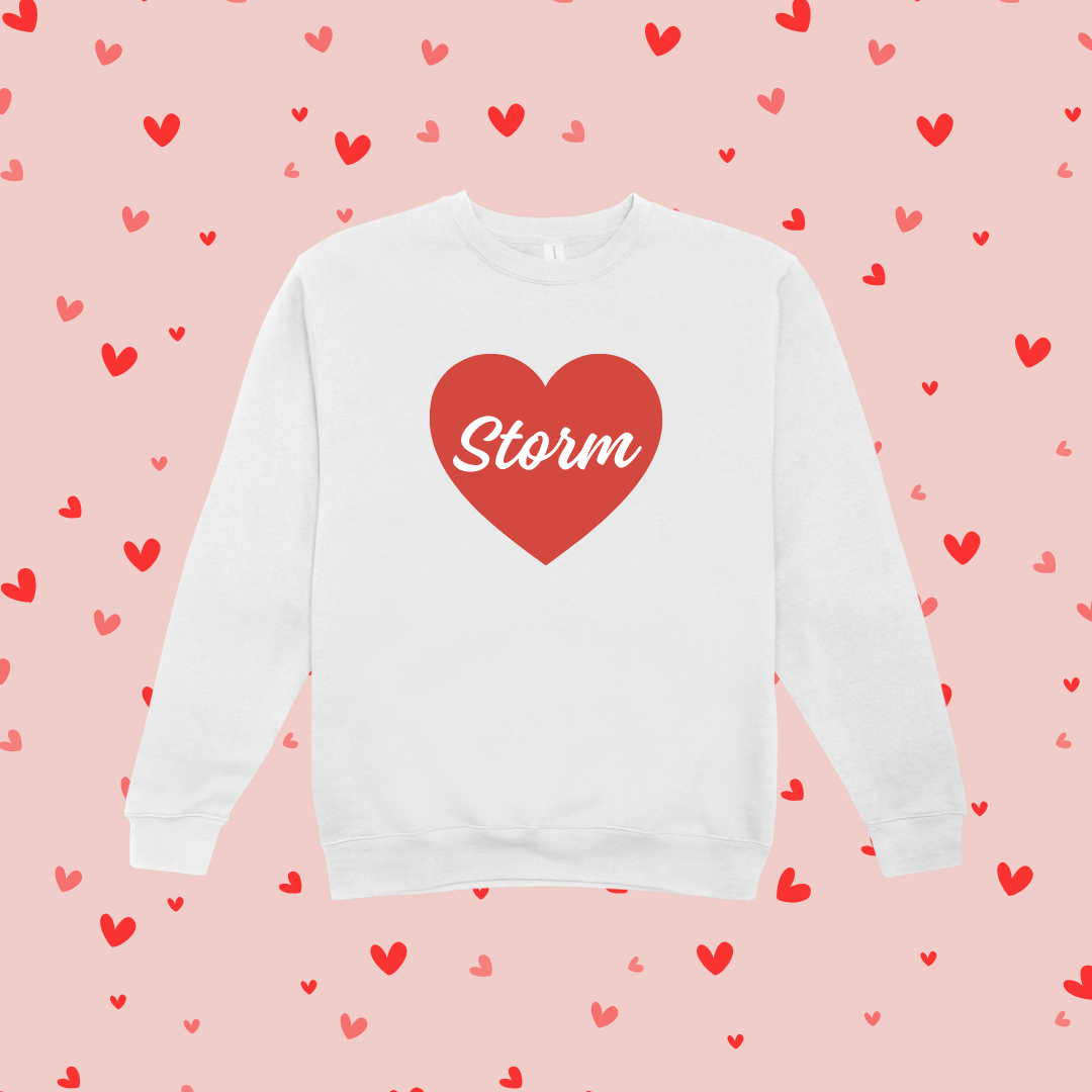 Personalised Valentines Day Sweatshirt