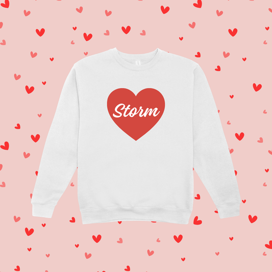 Personalised Valentines Day Sweatshirt