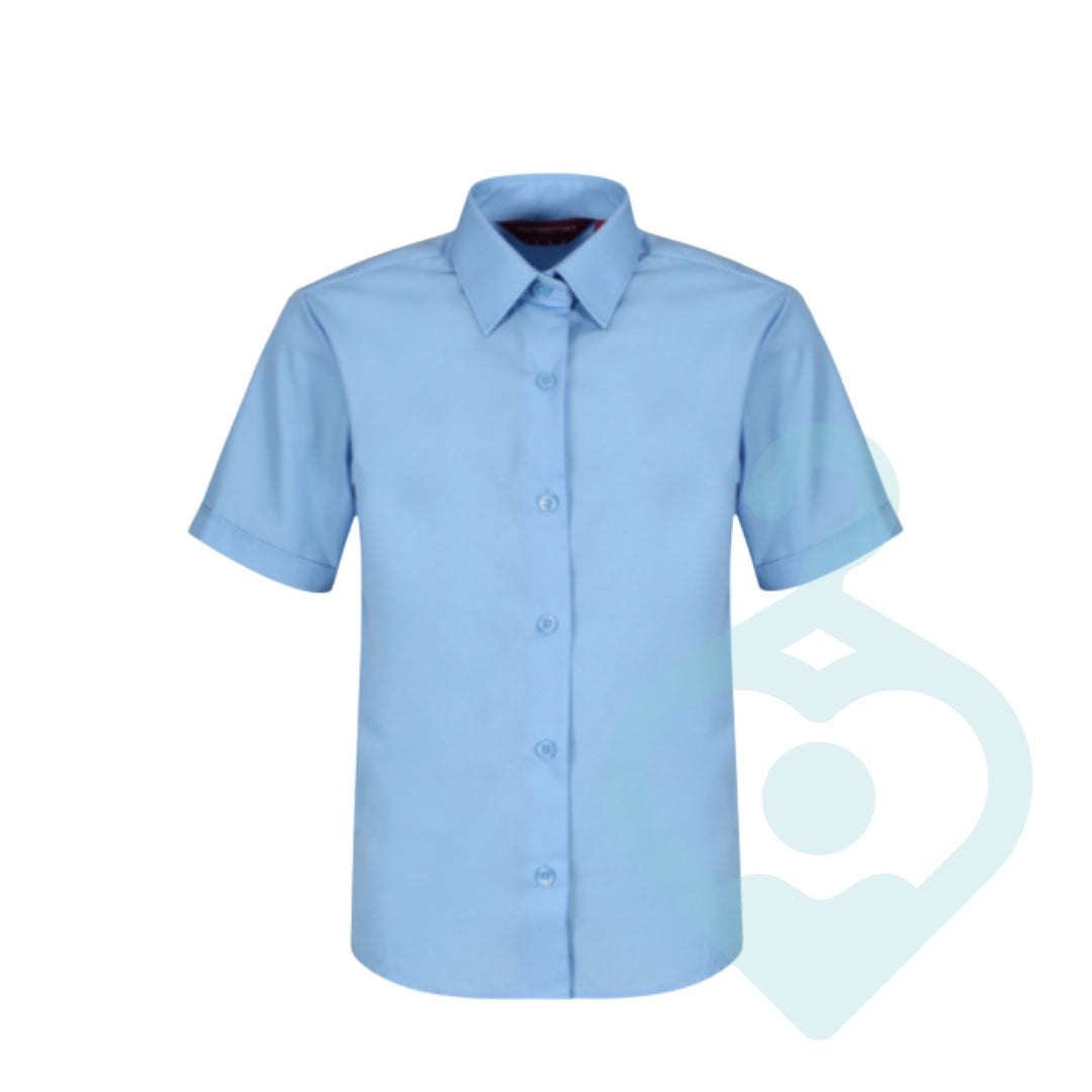 Blouse Non-Iron - Light Blue Twin Pack