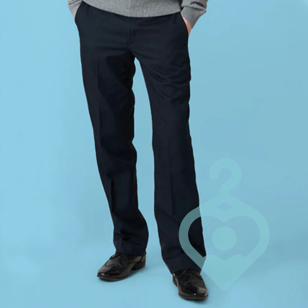 Black Regular Fit Trousers 958 - Male Fit