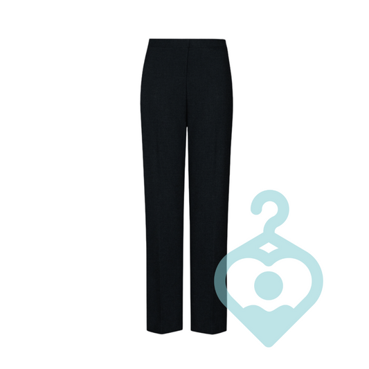 Black Regular Fit Trousers 968 - Female Fit