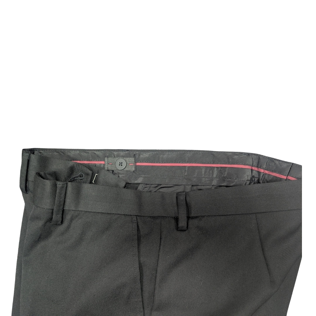Black Slim Fit Trousers BT5 - Male Fit