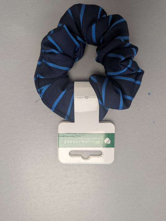 Navy and Blue Scrunchie